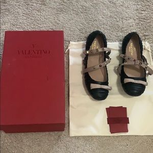 Valentino rockstud ballet flats